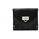 Salvatore Ferragamo Gancini Leather Bifold Wallet  Leather Short Wallet AQ-22 4664 in Excellent condition