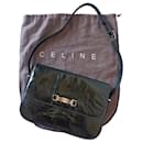 Vintage Black Celine Crecy Bag Patent Leather w/ Gold Hardware - Céline