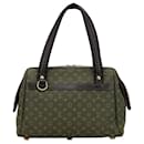 Green Louis Vuitton Monogram Mini Lin Josephine PM Handbag