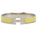 Yellow Hermès Clic H Bracelet PM