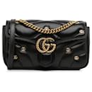 Petit sac à bandoulière noir Gucci GG Marmont 2.0