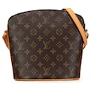 Sac à bandoulière marron Louis Vuitton Monogram Drouot