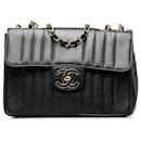 Black Chanel Jumbo Caviar Mademoiselle Flap Shoulder Bag