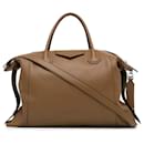 Bolso satchel suave Antigona grande de Givenchy marrón