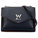 Blue Louis Vuitton My Lockme BB Crossbody Bag