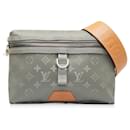 Gray Louis Vuitton Monogram Titanium Messenger PM Crossbody Bag