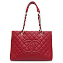 Cabas Chanel Caviar Grand Shopping rouge