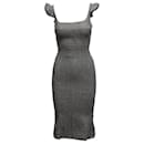 Grey D&G Virgin Wool Midi Dress Size IT 38