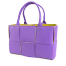 Petit sac cabas violet Bottega Veneta Arco