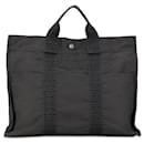 Black Hermès Herline MM Tote Bag
