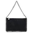 Sac porté épaule noir Stella McCartney Falabella Shaggy Deer - Stella Mc Cartney