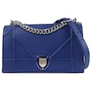 Blue Dior Medium Diorama Flap Crossbody Bag