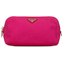 Rosafarbene Canvas-Tasche von Prada