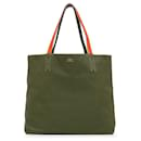 Green Hermès Bicolor Double Sens 45 Tote Bag