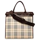 Cartable beige Burberry House Check