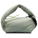 Green Off-White Leather Pouch Satchel - Off White