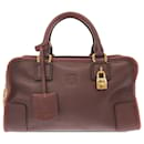 Brown LOEWE Leather Amazona 28 Handbag - Loewe