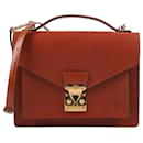 Louis Vuitton Brown Epi Leather Monceau 2Way Handbag M52123