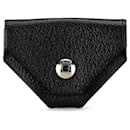 Hermès Black Chevre Le Vin Quatre Coin Purse