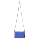 Stella McCartney Falabella Flap Crossbody Bag in Blue Canvas - Stella Mc Cartney
