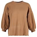 Rachel Comey Fond Crewneck Sweatshirt in Brown Cotton