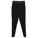 Etro Tuxedo Pants in Black Wool