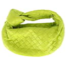 Sac à Main Bottega Veneta Mini Jodie en Cuir Intrecciato Vert