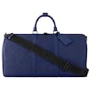 LV Keepall 50 Taurillon Azul Marinho - Louis Vuitton