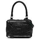 Schwarze Givenchy-Tasche „Pandora“ aus kleinem Leder