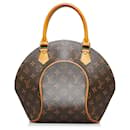 Braune Louis Vuitton-Monogramm-Ellipse-PM-Handtasche