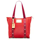 Bolsa Louis Vuitton Antigua Cabas MM vermelha