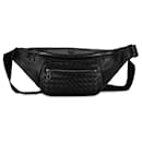 Black Bottega Veneta Intrecciato Belt Bag