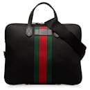 Sac d'affaires noir Gucci Techno Web Briefcase