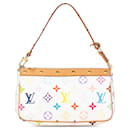 Bolsa de ombro Louis Vuitton monograma multicolore Pochette Accessoires branca