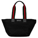 Black Gucci GG Nylon Web Tote Bag