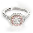 Tiffany & Co. Soleste Engagement Ring in 18k Pink Gold/Platinum F IF 0.86 CTW