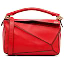 LOEWE Red Medium Puzzle Bag - Loewe