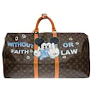 LOUIS VUITTON Keepall Bag in Brown Canvas - 33355121174 - Louis Vuitton