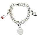Tiffany & Co. Charm-Armband mit 3 Charms aus Sterlingsilber