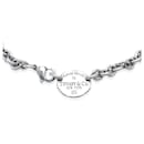 Tiffany & Co. Bracelet à étiquette ovale Return to Tiffany en argent sterling