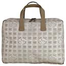 Chanel Canvas Nylon Travel Briefcase Attache Bag 
