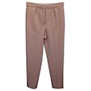 Pantalón Theory Tapered de algodón beige