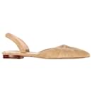 Porte & Paire Slingback-Ballerinas aus beigem Wildleder - Autre Marque