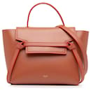 Celine Brown Micro Leather Belt Satchel - Céline