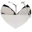 ALAÏA Silver Le Coeur Minaudiere Clutch on Strap - Alaïa