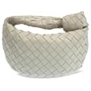 Bottega Veneta White Mini Intrecciato Jodie