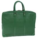 LOUIS VUITTON Epi Porte Documents Voyage Business Bag Green M54474 LV Auth 74522 - Louis Vuitton