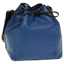 LOUIS VUITTON Epi Petit Noe Shoulder Bag Bicolor Black Blue M44152 LV Auth 74080 - Louis Vuitton