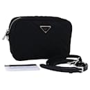 PRADA Shoulder Bag Nylon Black 1BH028 Auth 74728A - Prada