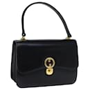 GUCCI Hand Bag Leather Black Auth bs14246 - Gucci
